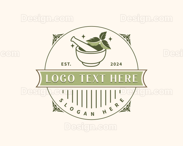 Apothecary Mortar Pestle Logo