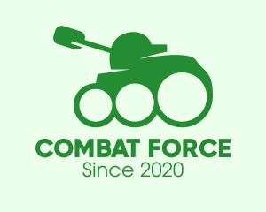Army Military Tank logo design
