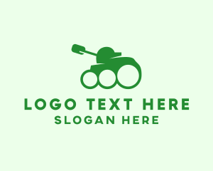 Army Military Tank logo design