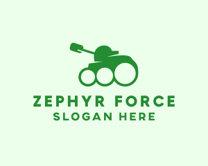 Army Military Tank logo design