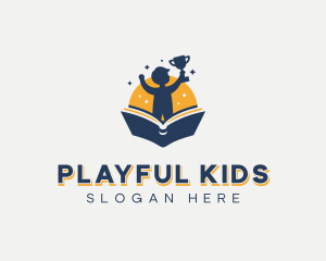 Kid Trophy Kindergarten logo design