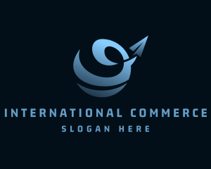 Global Plane Travel logo design