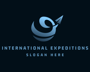 Global Plane Travel logo design