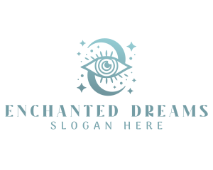 Boho Mystical Eye logo design