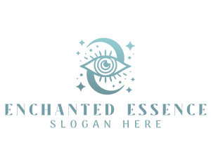 Boho Mystical Eye logo design