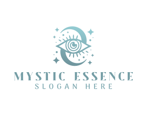 Boho Mystical Eye logo design