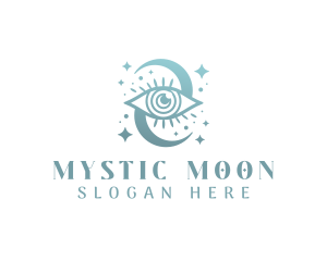 Boho Mystical Eye logo design