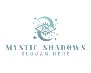 Boho Mystical Eye logo design