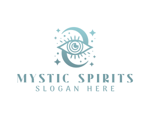 Boho Mystical Eye logo design