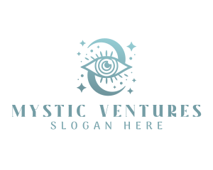 Boho Mystical Eye logo design