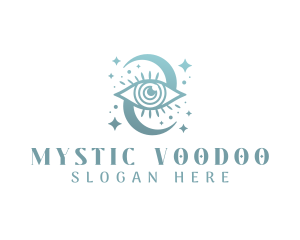 Boho Mystical Eye logo design