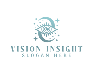 Boho Mystical Eye logo design