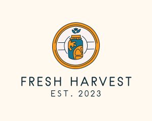 Natural Kombucha Juice logo design