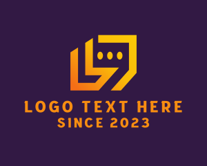 Social Media - Social Chat Box logo design