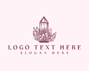 Floral Crystal Gem logo