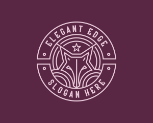 Canine Elegant Crest logo design