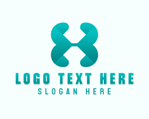 Creative Agency Letter X logo design