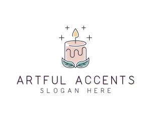 Candle Decoration logo design
