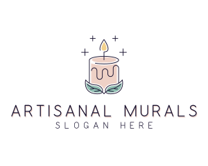 Candle Decoration logo design