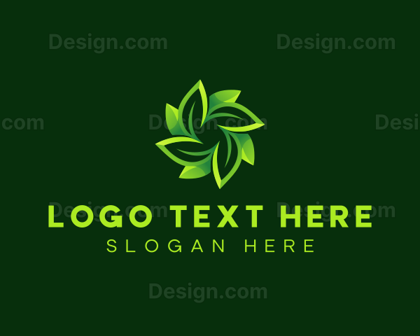 Leaf Flower Plant Logo