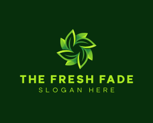 Leaf Flower Plant logo design