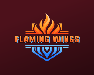 Fire Ice Cooling logo design