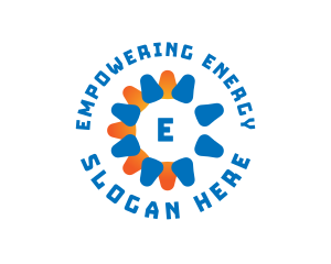 Renewable Solar Energy Power  logo design