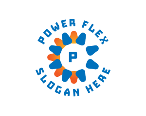 Renewable Solar Energy Power  logo design