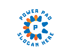 Renewable Solar Energy Power  logo design