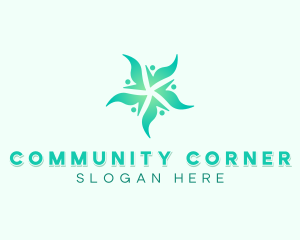 Community Group People logo design