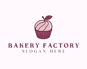 Apple Cupcake Bakery logo design