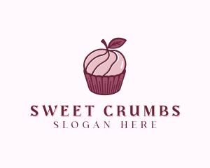 Apple Cupcake Bakery logo design