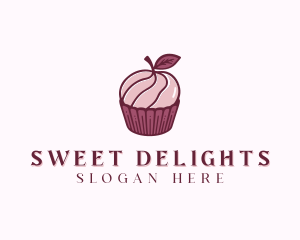 Apple Cupcake Bakery logo design