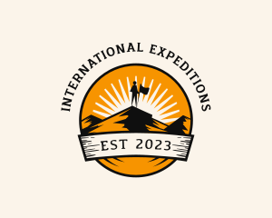 Peak Mountain Expedition logo design