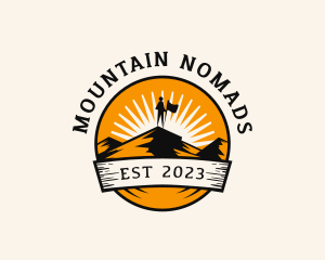 Peak Mountain Expedition logo design