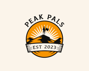 Peak Mountain Expedition logo design