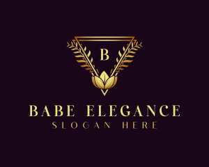 Elegant Bloom Flower logo design