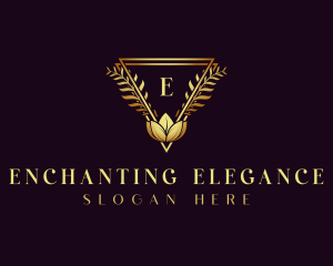 Elegant Bloom Flower logo design