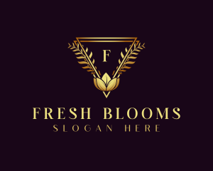 Elegant Bloom Flower logo design