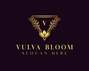 Elegant Bloom Flower logo design