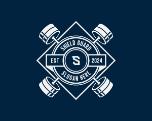 Gym Training Workout Logo