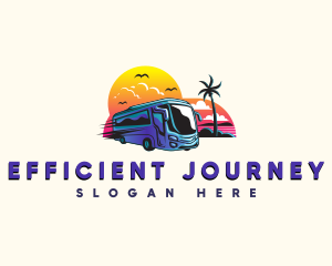 Tropical Tour Bus logo design