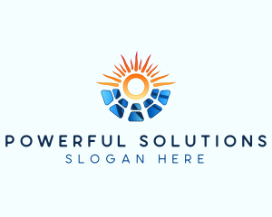 Solar Energy Panel logo design