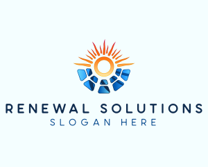 Solar Energy Panel logo design