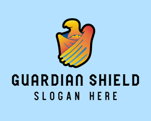 Phoenix Bird Shield logo design