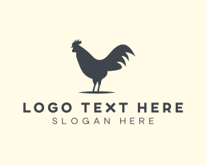 Rooster Chicken Fowl logo design