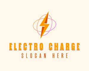 Thunder Bolt Electricity logo design