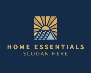 Home Sunrise Roofing logo design