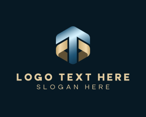 Generic Geometric Letter T logo