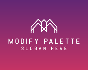 Modern Home Realtor logo design